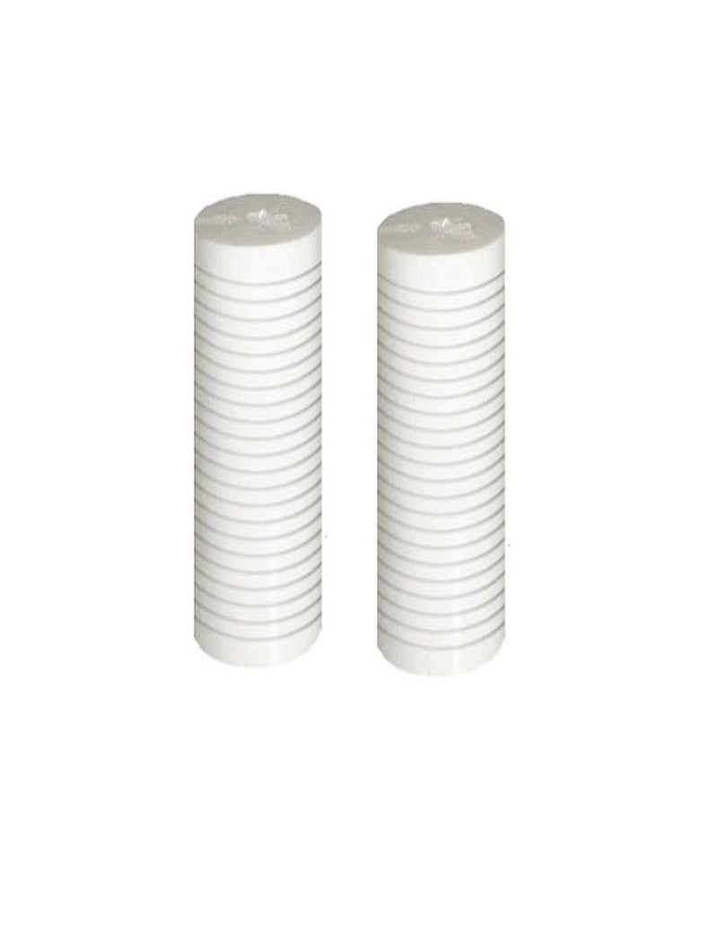 CFS â€“ 2 Pack Standard Capacity Grooved Water Filter Cartridges Compatible with Whirlpool WHKF-GD05 Models â€“ Removes Bad Taste and Odor â€“ Whole House Replacement Filter Cartridge â€“ White